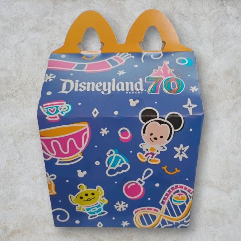 2025 Disneyland 70th Anniversary McDonalds Happy Meal Box Empty Box Only